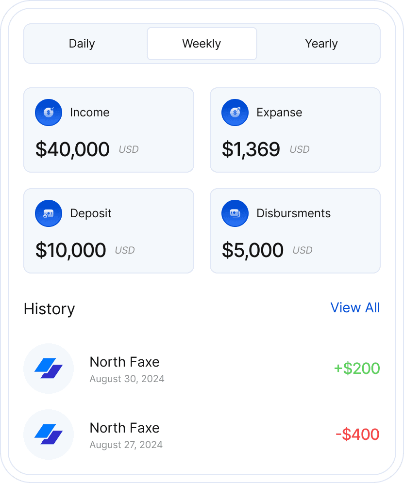 Financial Management Dashboard