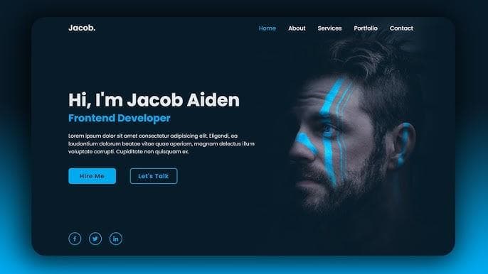 I will create any website frontend, backed